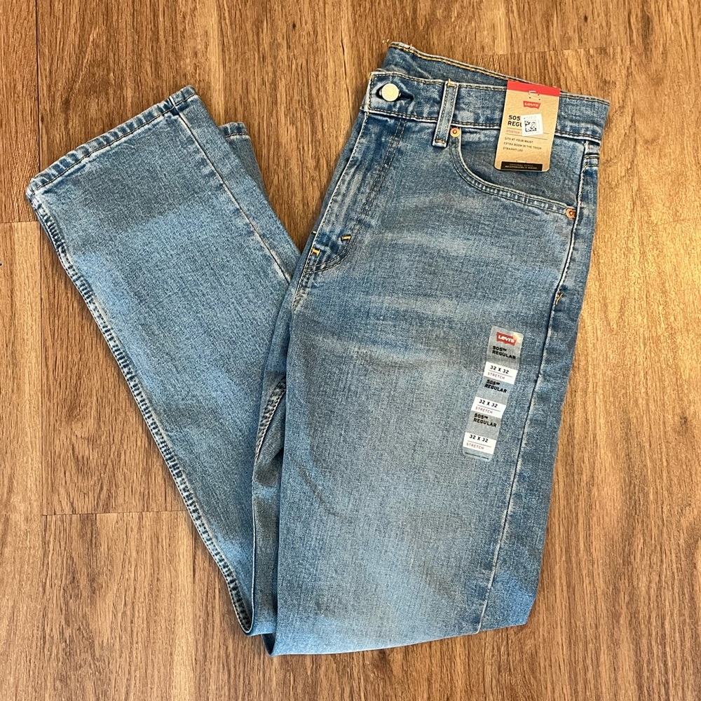 NWT Levi’s 505 Denim 32x32
